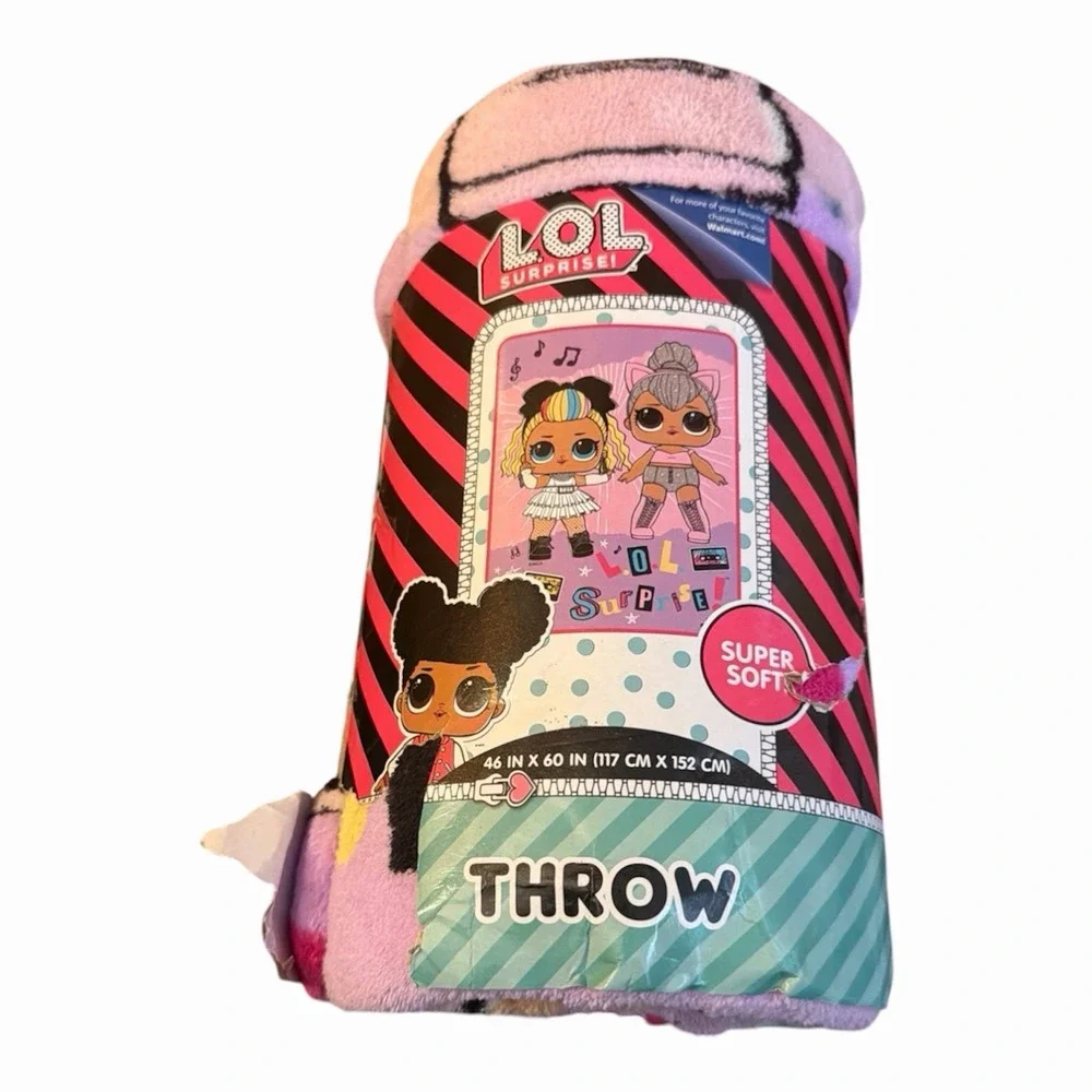 LOL Surprise! Kids Fleece Throw Blanket 46